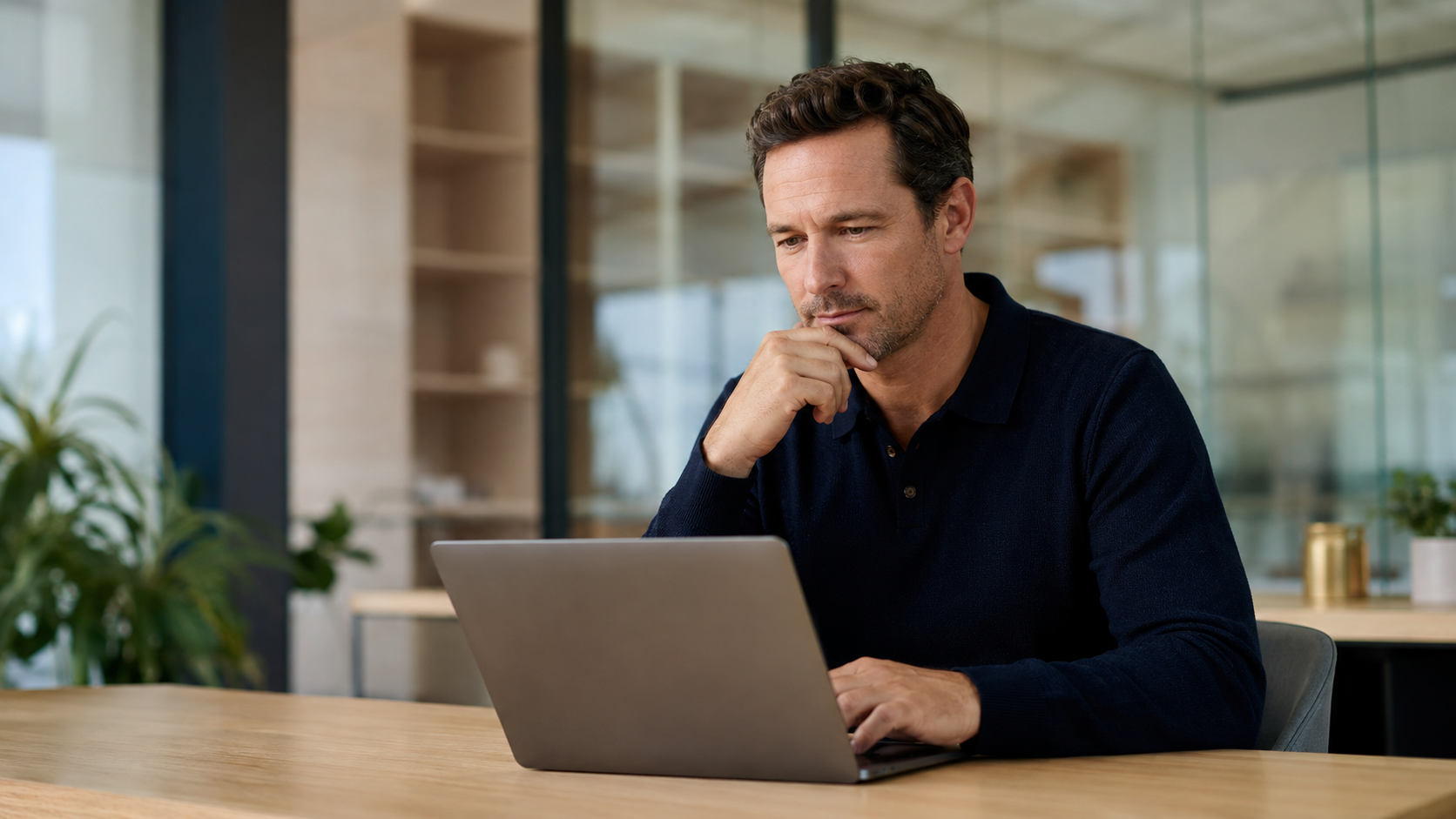 A hiring manager reviewing a large applicant pool