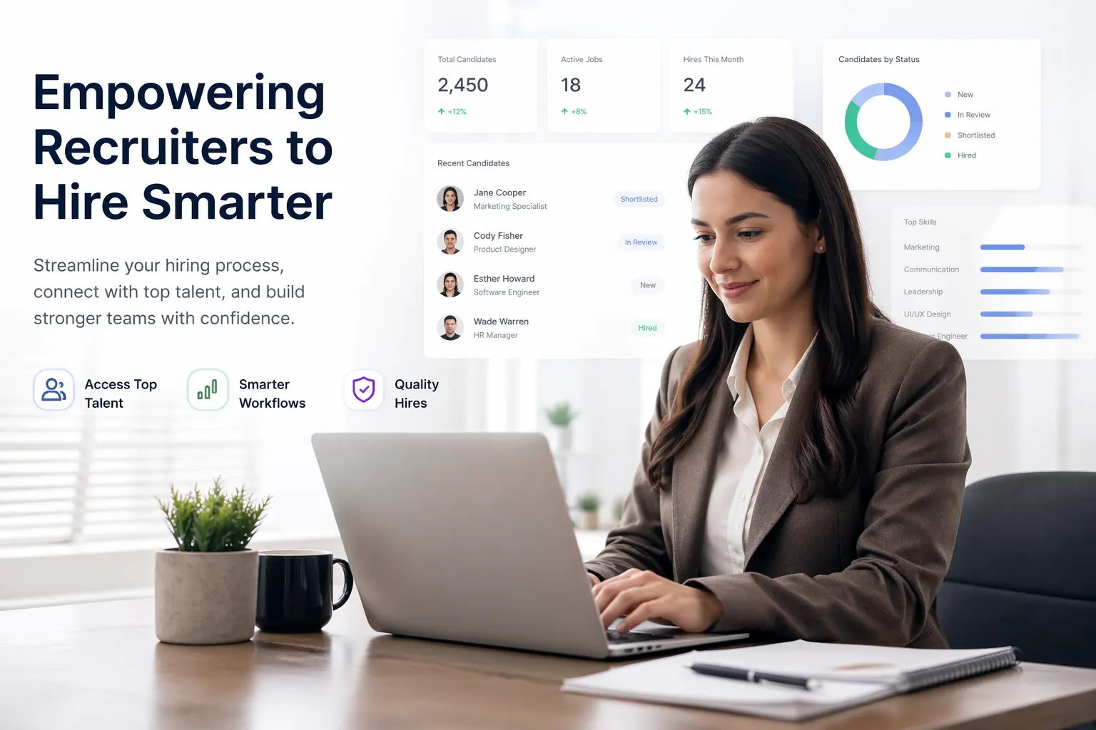 Recruiter dashboard